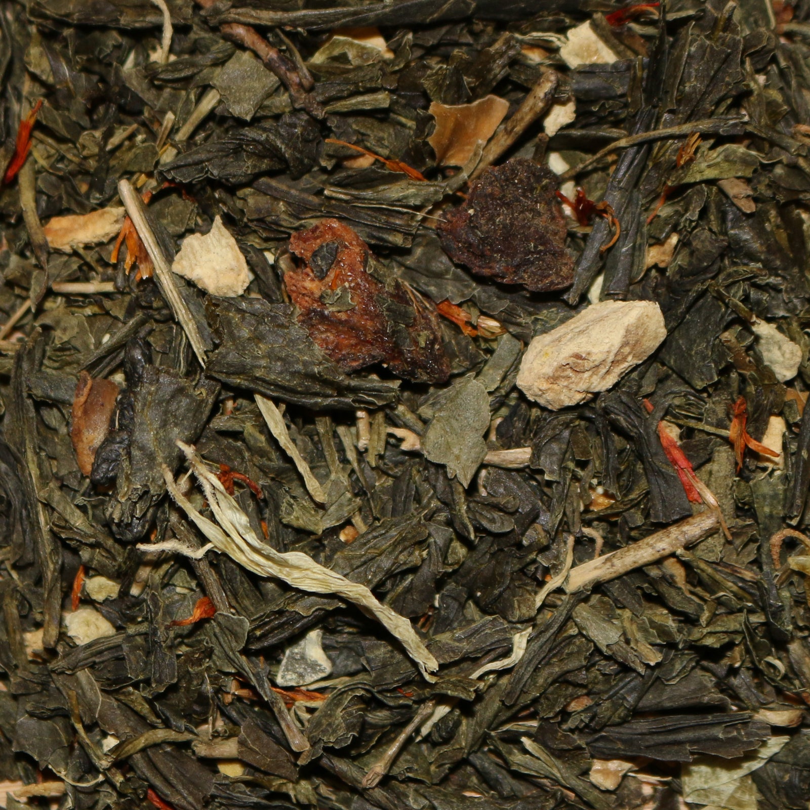 Ginger Orange Peach Organic Green Tea