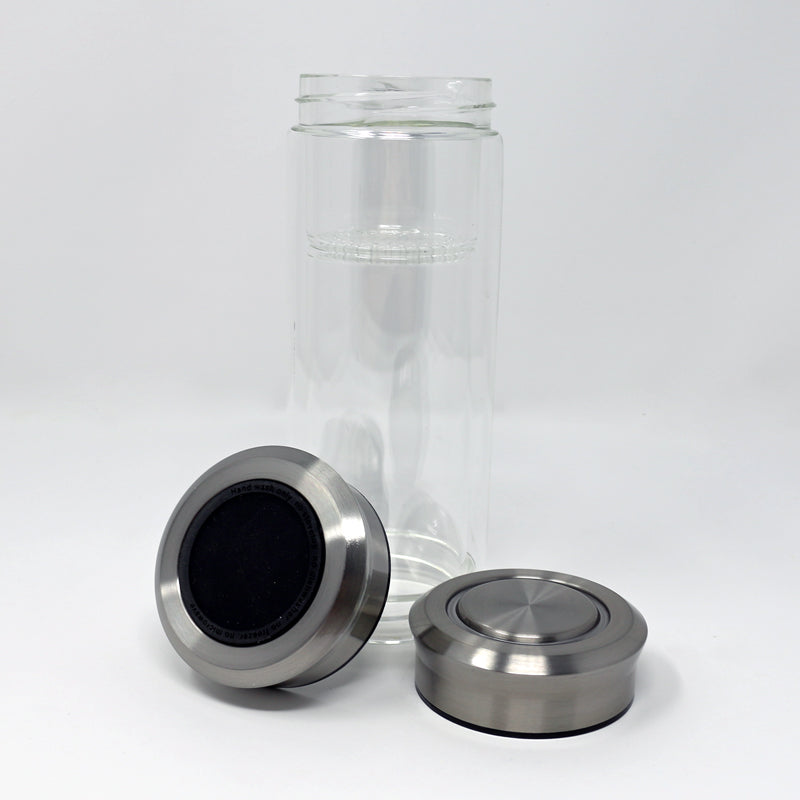 Reusable Coffee Cup Collection, Glass, Steel