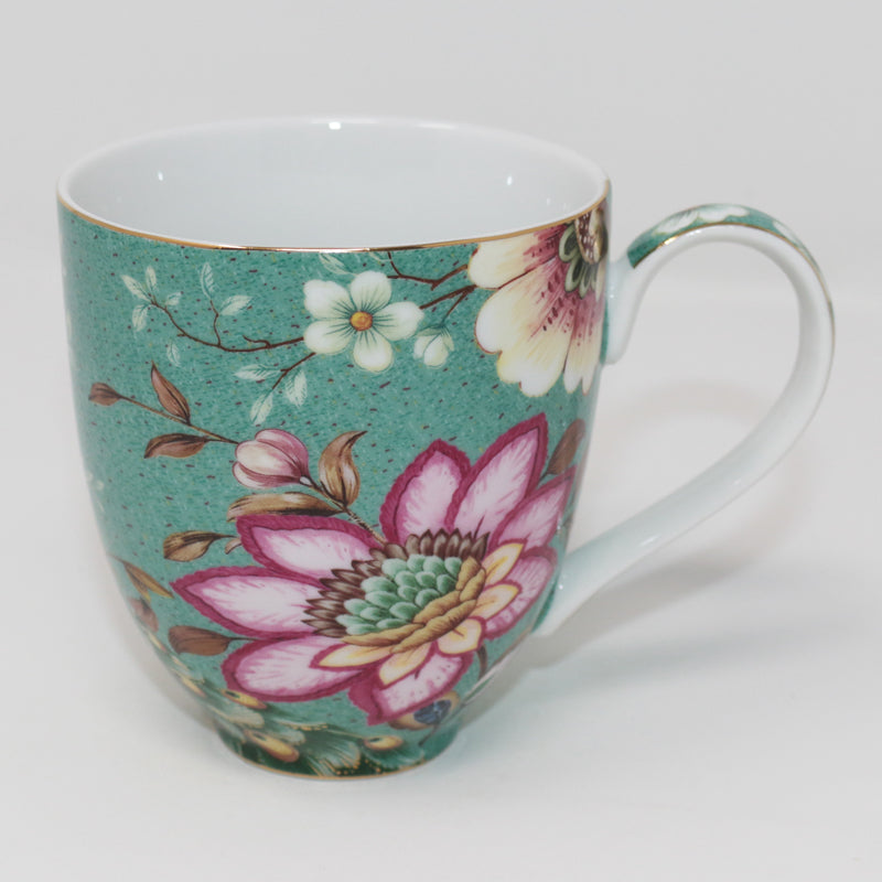 Green Peacock Mug