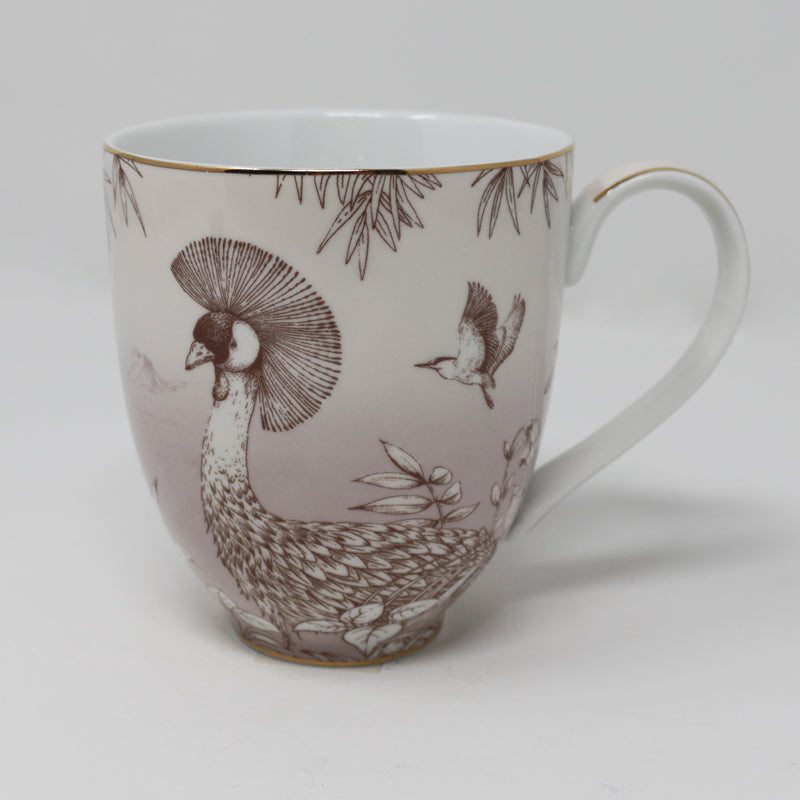 Metallic Peacock Mug